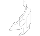 Genuine Mitsubishi Rear Extension MN186576 New. Price: $81.61.