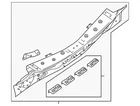 Genuine Nissan Rear Body Panel 79110-6FK0A New. Price: $648.62.