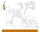 Gm Oem 18-23 Enclave Quarter Panel Structure-inner Brace 84324343 New. Price: $78.29.