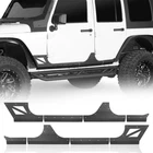 Fit 07-18 Jeep Wrangler Jk 4-DOOR Armor Cladding Skid Plate Slider Rocker Guards New. Price: $99.99.