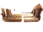 Pair Schofield Left & Right Lower Trunk Corner Panels, '57 Chevy Auto. Used. Price: $139.00.