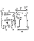 Genuine Mopar Side Panel Reinforcement Right 68167446AA New. Price: $45.25.