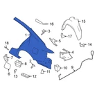 For Nissan Altima 2019-2025 G81136CAMA Rear Left Outer Quarter Panel New. Price: $1004.28.