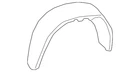 Genuine Gm Wheelhouse Liner 15133167 New. Price: $87.87.