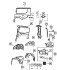 Genuine Mopar Quarter Lower Panel Left 68422759AA New. Price: $47.13.