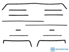 1985-1990 C4 Corvette Body Trim Beltline Molding Kit With Tune Port Injection New. Price: $799.99.