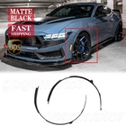 Ford Mustang S650 2024-2025 Matte Black Front Fender Flare Quarter Extension New. Price: $119.99.