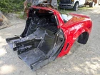 2006-2013 C6 Corvette Z06 Oem Rear End Bumper Wide Body Quarters Torch Red 70U Used. Price: $4995.00.