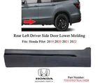 Oem Honda Pilot 2019-2022 Rear Left Door Lower Molding Black 75333TG7XA11020 Used. Price: $55.00.