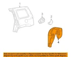 Chrysler Oem 11-17 Patriot Quarter Panel Components-wheelhouse Liner 5182558AC New. Price: $162.00.