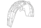 Genuine Volkswagen Quarter Panel Splash Shield 3CM-810-971-A New. Price: $231.62.