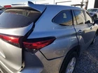 2022 Toyota Highlander Quarter Panel *cut* Right Passenger Silver Used. Price: $950.00.