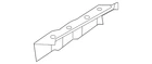 Genuine Volkswagen Rear Body Panel Center Bracket 5NA-813-323 New. Price: $20.98.