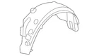 Genuine 2009-2015 Honda Pilot Cover Rear Fender 74556-SZA-A00 New. Price: $109.17.