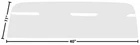 1967-72 Chevrolet Pickup Rear Window Small Glass Clear New. Price: $66.59.