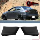 For 08-15 Mitsubishi Lancer Evolution Rear Bumper Splitter Aprons Style Pu New. Price: $45.99.