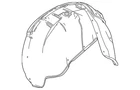 Genuine Gm Rear Passenger Side Wheelhouse Liner 84856842 New. Price: $107.66.