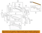Gm Oem 08-17 Enclave,traverse Rear Floor Body-extension 25865063 New. Price: $26.12.