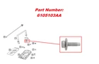 2 Specialty Body Bolts! 6105103AA For Mopar Pacifica 300 Caravan Caliber Etc New. Price: $12.00.
