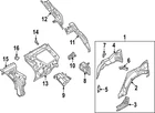 Genuine Nissan Quarter Panel 76630-6TA0A New. Price: $76.66.