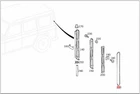 Genuine Mercedes W463 G-class Ornamental Molding 4636900179 New. Price: $47.48.
