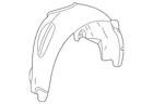 Genuine Gm Driver Side Rear Wheelhouse Liner With Nuts 10344813 Qty New. Price: $176.19.