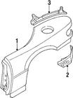 Genuine Mazda Lower Extension NA01-71-421 New. Price: $104.46.