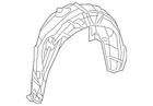 Genuine Mercedes-benz Quarter Panel Splash Shield 217-690-13-00 New. Price: $221.40.