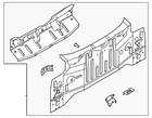 Genuine Nissan Rear Body Panel G9110-6GPMA New. Price: $768.08.