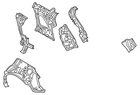 Genuine Mazda Lower Pillar D10E-71-4A5 New. Price: $17.84.