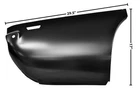 1969 Chevrolet Camaro Rear Quarter Patch Panel Lower - Rh New. Price: $107.66.