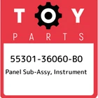 55301-36060-B0 Toyota Panel Sub-assy, Instrument 5530136060B0, New Genuine Oem. Price: $995.26.