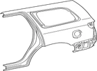 61611-0C091 Toyota Panel, Quarter, Rh 616110C091, New Genuine Oem Part. Price: $1072.18.