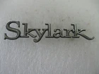 "skylark" Buick Gm Emblem Badge Script Trim Metal Vintage 9823099 Nice Used. Price: $39.00.