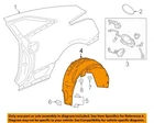 Gm Oem 14-16 Elr Quarter Panel Components-wheelhouse Liner 22883382 New. Price: $118.54.