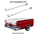 1957 1958 Ford Fairlane 500 Quarter Panel Chrome Script Letters Emblems New. Price: $138.88.