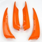 For Chevrolet Corvette C6 2005-2013 Front & Rear Splash Guards Mud Flaps Orange New. Price: $149.00.