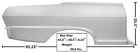 1962-65 Chevrolet Nova Quarter Panel Full W/wtp Rh New. Price: $388.49.