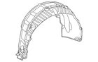Genuine Mercedes-benz Quarter Panel Splash Shield 214-690-52-01 New. Price: $179.10.
