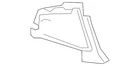 Genuine Toyota Quarter Panel Extension 61698-02160 New. Price: $107.82.