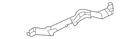 Genuine Mitsubishi Lower Quarter Trim Bracket 7230B209 New. Price: $35.93.