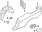 Genuine Bmw Splash Shield 51-71-8-079-988 New. Price: $204.24.