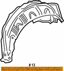 65638-47021 Toyota Liner, Rear Wheel House, 6563847021, New Genuine Oem Part. Price: $83.69.