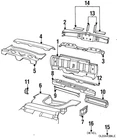 Genuine Gm Panel Below Lid 10283738 New. Price: $23.51.