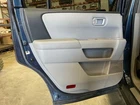 12-15 Honda Pilot Left Rear Inside Door Trim Panel Gray Used Oem. Price: $100.00.