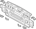 Vw/audi/porsche 561813301 Body Panel (rear, Upper New. Price: $534.89.