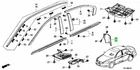 Oem Honda Fender,rr. Inner R&l Set 2008-2012 Accord CP2 New. Price: $92.61.