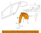 Gm Oem 19-20 CT6 Quarter Panel Components-wheelhouse Liner 84517102 New. Price: $215.29.