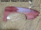 1963-1967 Corvette Rear Quarter Panel Gm 3797019 Lh Fiberglass Original Burgundy Used. Price: $1199.00.
