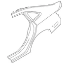 Genuine Volkswagen Quarter Panel 17A-809-843 New. Price: $839.99.